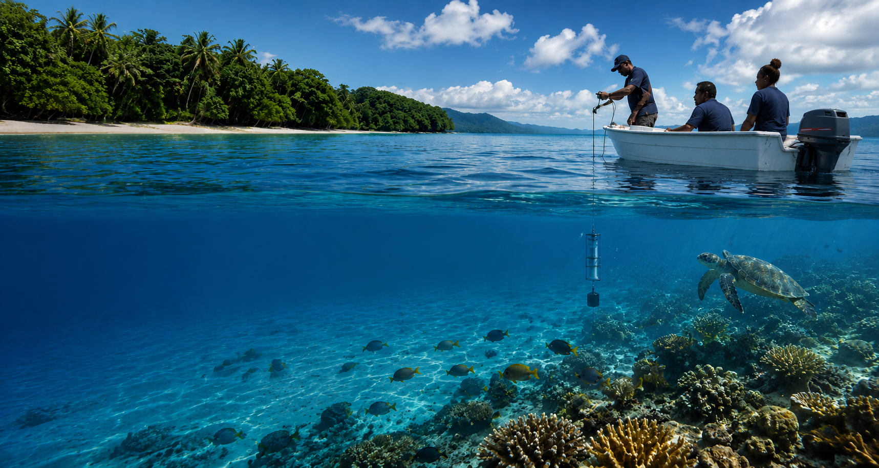 Marine field survey — Gulf Province